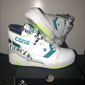 Just Don x ERX 260’ Mid Animal White Teal Converse